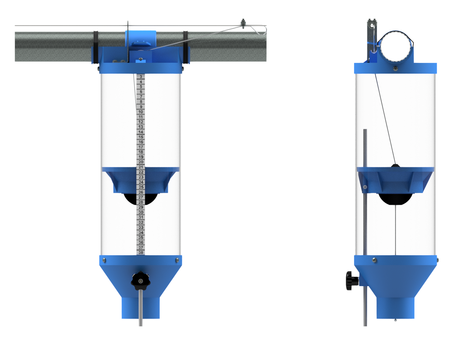 AC/PVC Dispensers with Central Conveyor